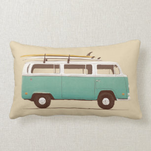 Coussin Rectangle Van bleu   Florent Bodart