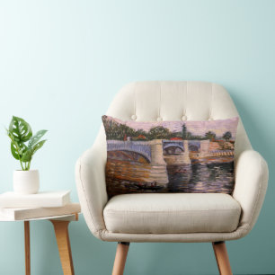 Coussin Rectangle Van Gogh Seine avec Pont del Grande Jette