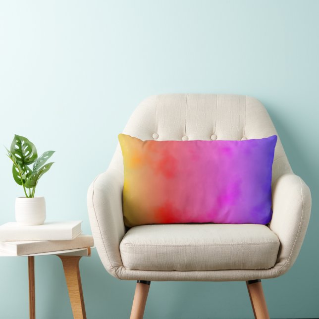 Coussin Rectangle Vapeur arc-en-ciel (Chaise)