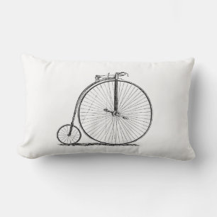 Coussin Rectangle Vélo à grande roue Penny Farthing