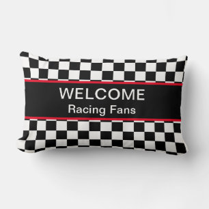 Coussin Rectangle Ventilateurs De Course De Voiture De Bienvenue