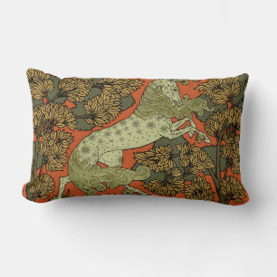 Coussin Rectangle Verneuil Art Nouveau Cheval : Équestre Vintage