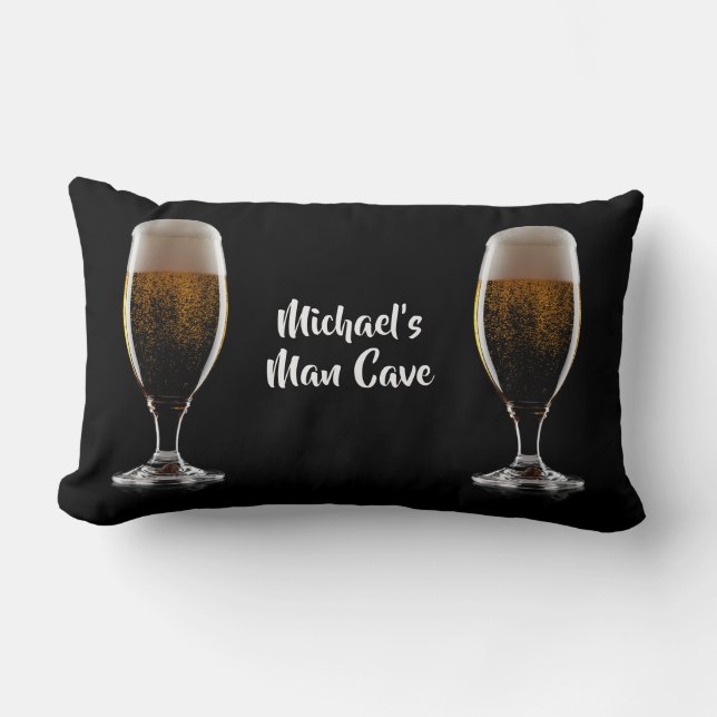Coussin Rectangle Verre de la bière (Recto)