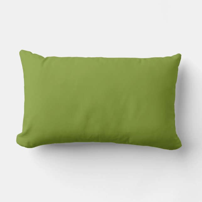 Coussin Rectangle Vert olive (Recto)