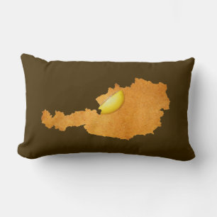 Coussin Rectangle Viennese Schnitzel - Carte De L'Autriche