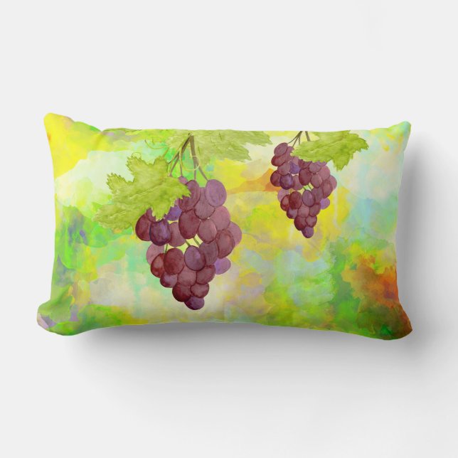 Coussin Rectangle *~* Vignoble Cave Vignoble Cépages Vignoble (Recto)