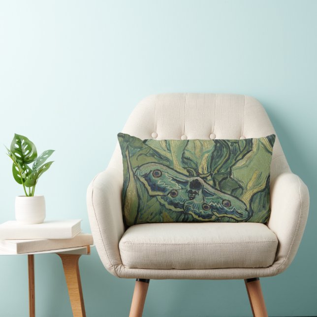 Coussin Rectangle Vincent van Gogh - Grand Moth Peacock (Chaise)