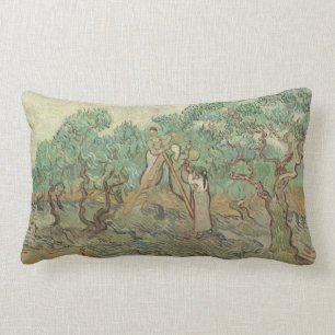 Coussin Rectangle Vincent van Gogh   le verger olive