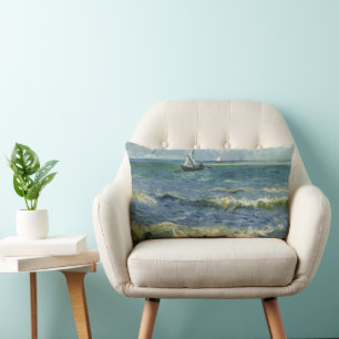 Coussin Rectangle Vincent van Gogh - Marine près de Saintes Maries