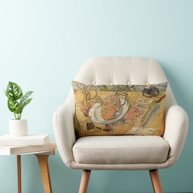 Coussin Rectangle Vincent van Gogh - Nature morte avec planche à des (Chaise)