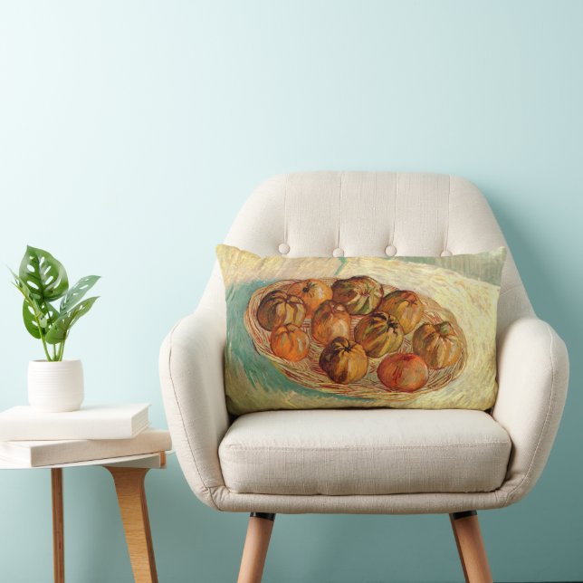 Coussin Rectangle Vincent van Gogh - Nature morte - Panier de pommes (Chaise)