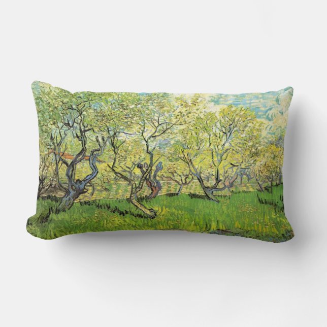 Coussin Rectangle Vincent van Gogh, Orchard à Blossom (Recto)