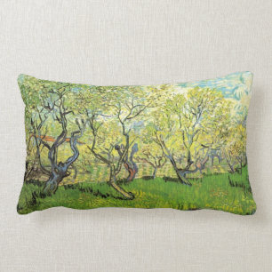 Coussin Rectangle Vincent van Gogh, Orchard en fleurs