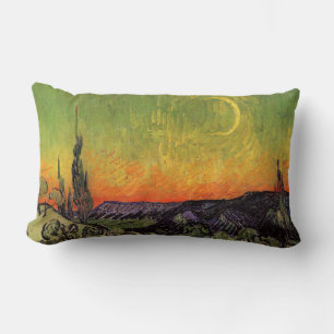 Coussin Rectangle Vincent Van Gogh Paysage de Moonlit