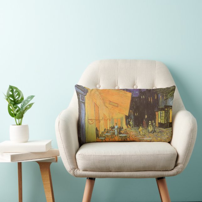 Coussin Rectangle Vincent van Gogh - Terrasse de café la nuit (Chaise)