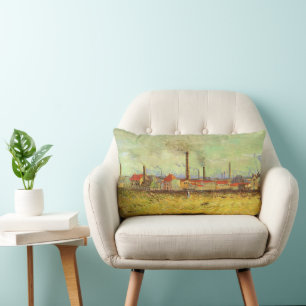 Coussin Rectangle Vincent van Gogh - Usines à Asnières