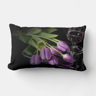 Coussin Rectangle Vins et tulipes