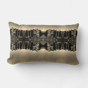 Coussin Rectangle Vintage Alaska Fur vêtu eskimo arctique sod igloo