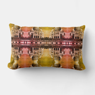Coussin Rectangle Vintage France Paris Basilique du Sacré-Cœur Plaid