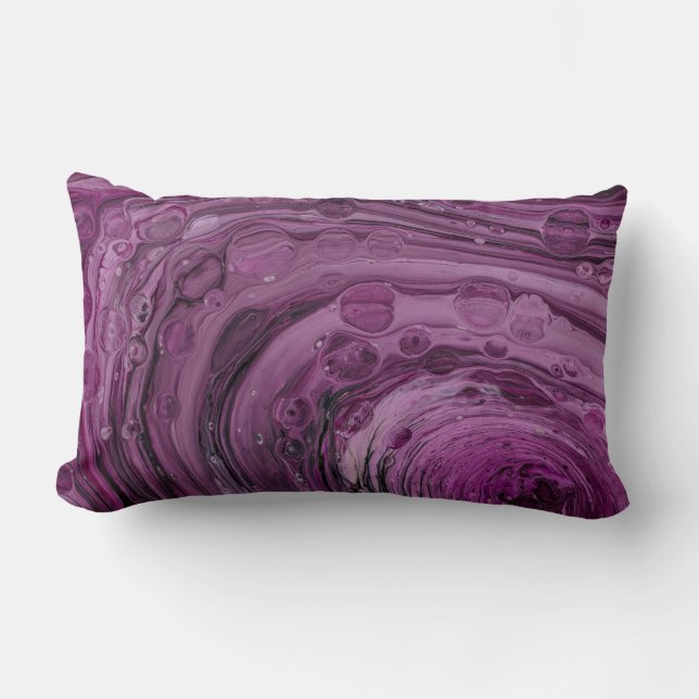 Coussin Rectangle Violet (Recto)