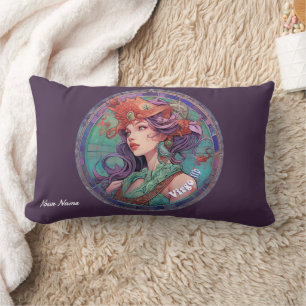 Coussin Rectangle Virgo Zodiac personnalisé