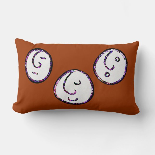 Coussin Rectangle visages (Recto)