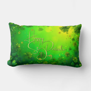 Coussin Rectangle Vœux de fête de la Saint-Patrick