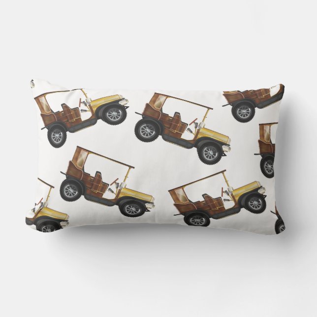 Coussin Rectangle Voiture Classique (Recto)