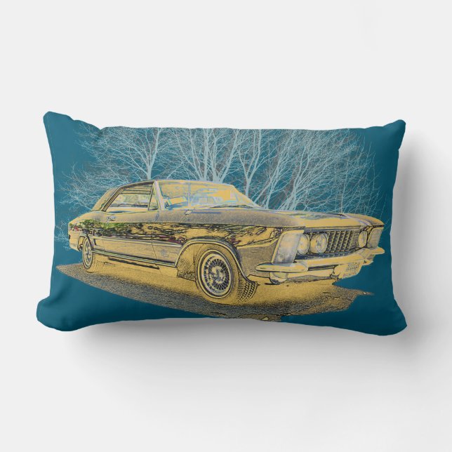 Coussin Rectangle Voiture classique Riviera (Recto)