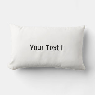 Coussin Rectangle Vos Textes Noms Imprimés Cadeaux Faveurs Nouveaux 