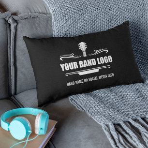 Coussin Rectangle Votre logo de groupe - Choisissez votre couleur de