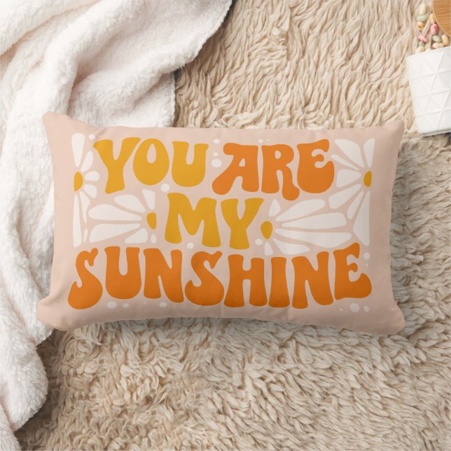Coussin Rectangle Vous êtes mon Sunshine Super Graphisme (Couverture)