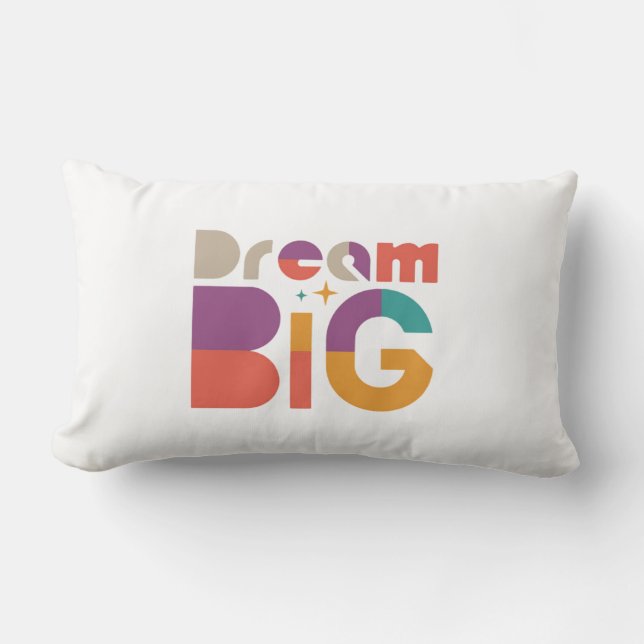 Coussin Rectangle Vous rêvez d'un grand support et d'une grande insp (Recto)