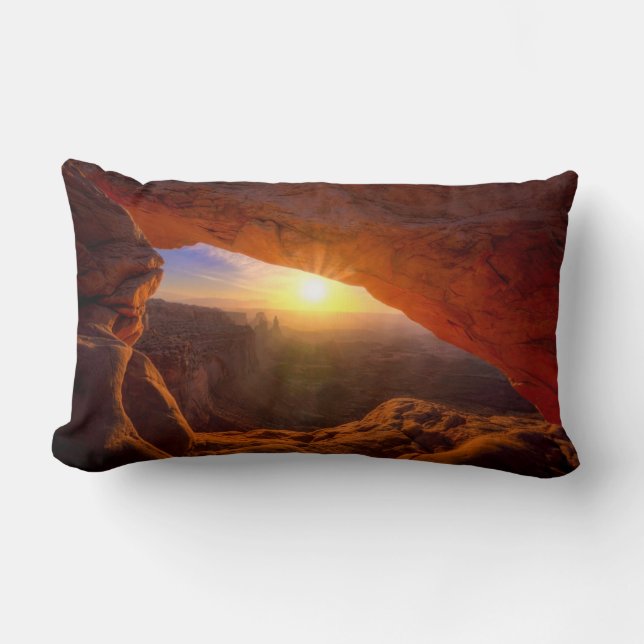 Coussin Rectangle Voûte de MESA, parc national de Canyonlands (Recto)