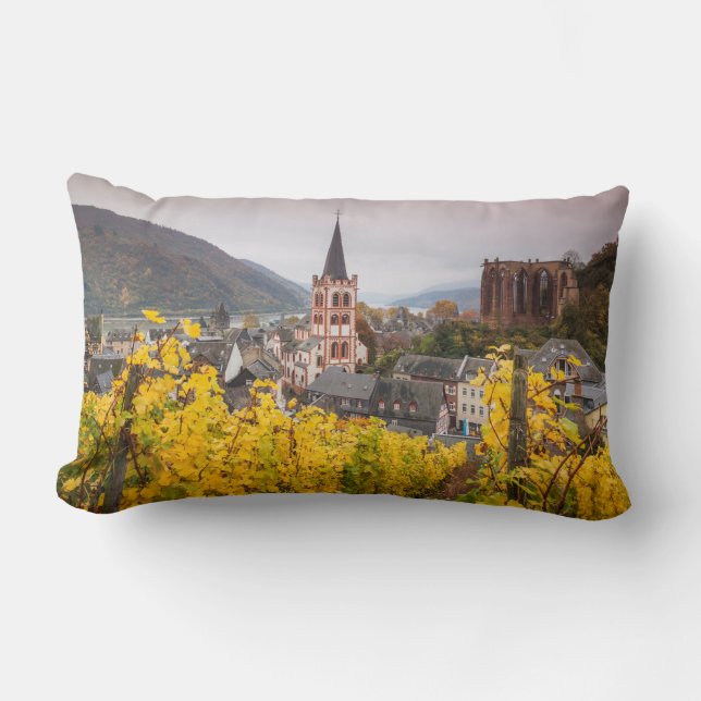 Coussin Rectangle Vue de ville élevée| Allemagne (Recto)
