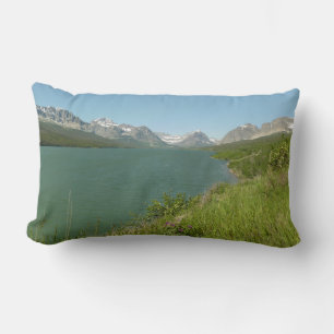 Coussin Rectangle Vue du lac Swiftcurrent au Glacier National Park
