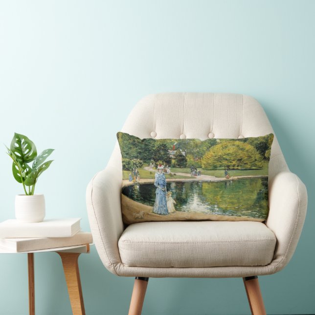 Coussin Rectangle Vue historique de Central Park (New York) (Chaise)