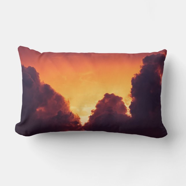 Coussin Rectangle w par temps (Recto)