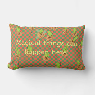 Coussin Rectangle Whimsical, Art Magique Amusant