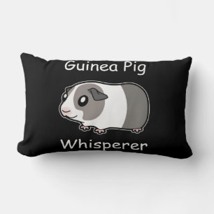 Coussin Rectangle Whisperer de porc de Guinée