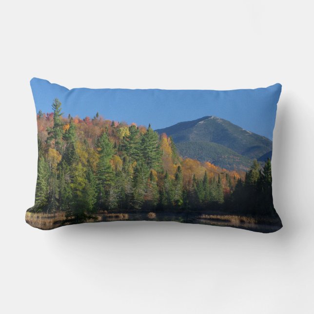 Coussin Rectangle Whiteface Mountain sur Little Cherrypatch Pond (Recto)