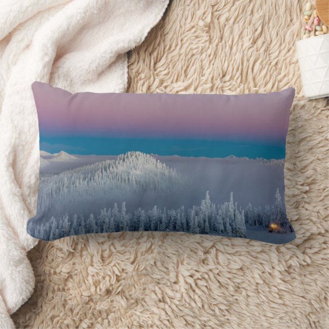 Coussin Rectangle Whitefish Mountain Resort à Whitefish, Montana (Couverture)