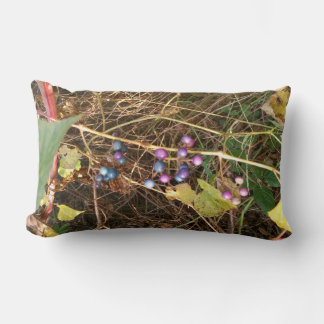 Coussin Rectangle Wild Porcelain Berry Vine In Nature Throw Pillow