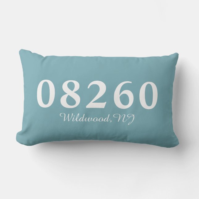 Coussin Rectangle Wildwood NJ 08260 Coussin, Cadeau de chauffage dom (Recto)