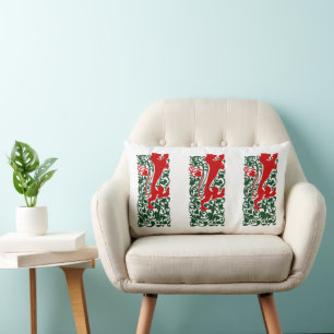 Coussin Rectangle Will Bradley Heraldic Lion