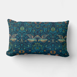 Coussin Rectangle William Morris Birds Art Nouveau Motif Floral