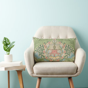 Coussin Rectangle William Morris Fleur de Myrte Floral Botanique
