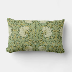 Coussin Rectangle William Morris Pimpernel Fond d'écran bleu Floral