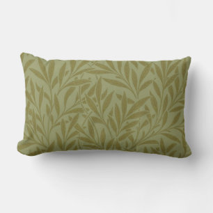 Coussin Rectangle William Morris Willow Antique Green Leaf Vine Art