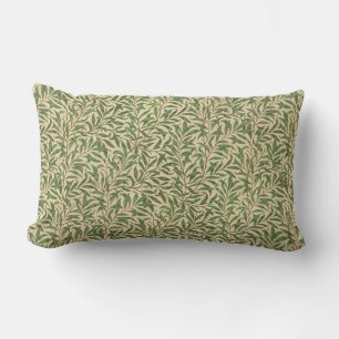 Coussin Rectangle William Morris Willow Bough Green Willow Feuilles